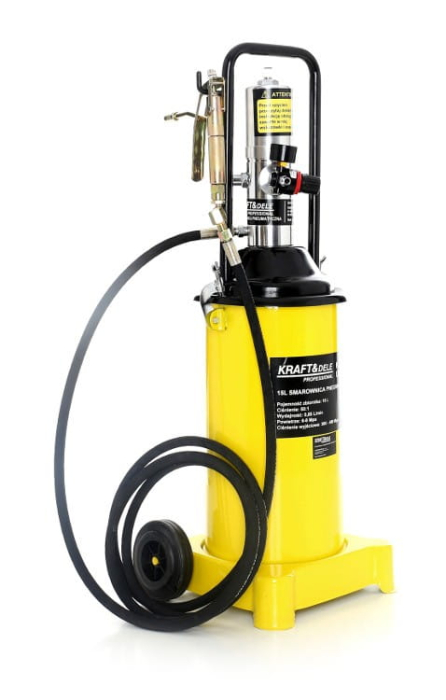 Pompa pistol gresare pneumatica 15L gresor furtun 4m (KD1444) [5]