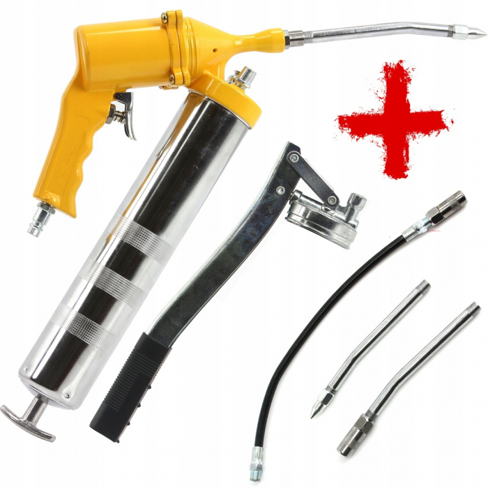 Pompa pistol gresat pneumatic gresor 400ml (M78051) [3]