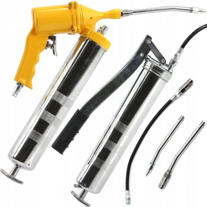 Pompa pistol gresat pneumatic gresor 400ml (M78051) [1]