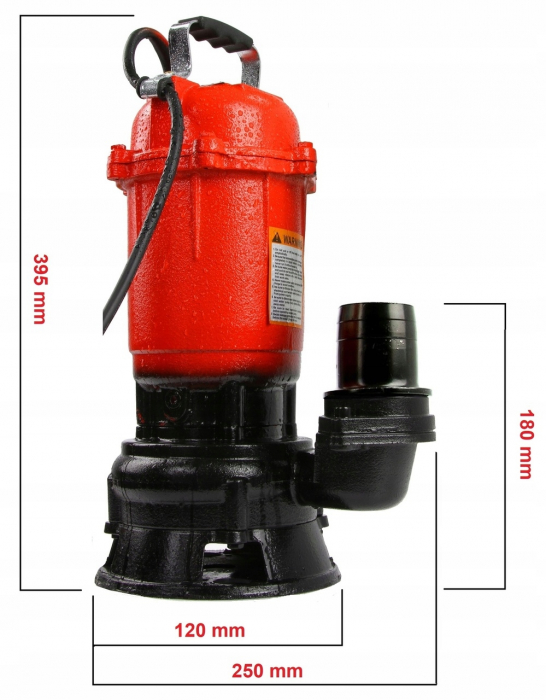 Pompa submersibila apa murdara 3200W (M79901) [4]
