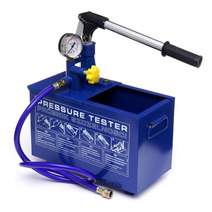 Pompa testare presiune in instalatii apa ulei 50bar 0-40kg 30ml 12L (KD10479) [8]