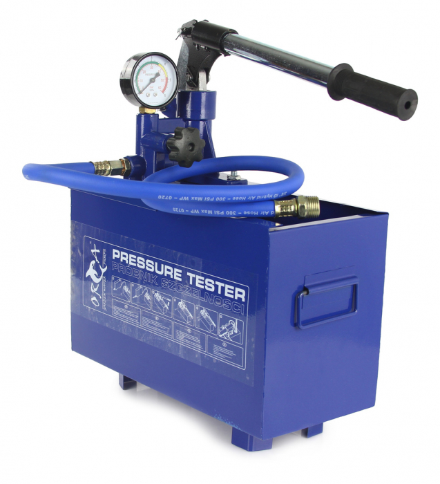 Pompa testare presiune in instalatii apa ulei 50bar 0-40kg 30ml 12L (M55257) [3]