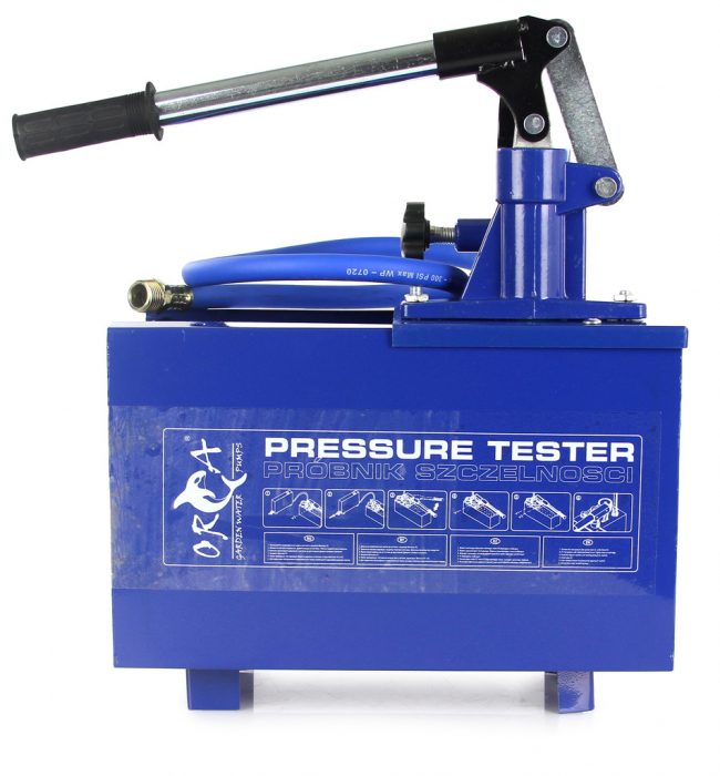 Pompa testare presiune in instalatii apa ulei 50bar 0-40kg 30ml 12L (M55257) [4]