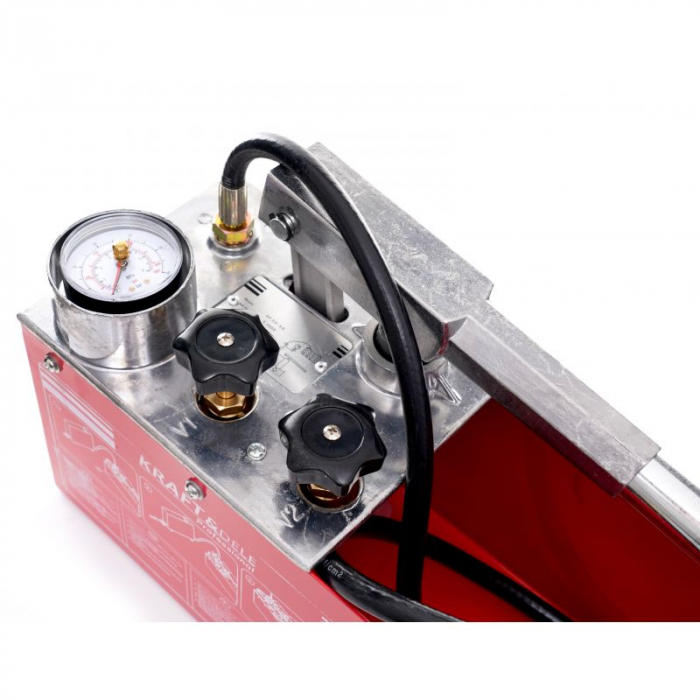 Pompa testare presiune in instalatii apa ulei 50bar 0-50kg 45ml 12L (KD10478) [15]