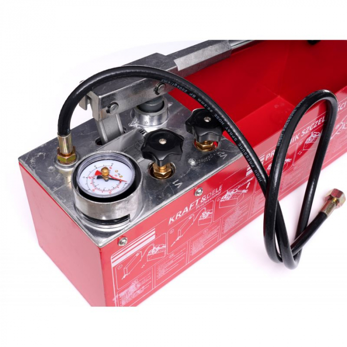 Pompa testare presiune in instalatii apa ulei 50bar 0-50kg 45ml 12L (KD10478) [11]