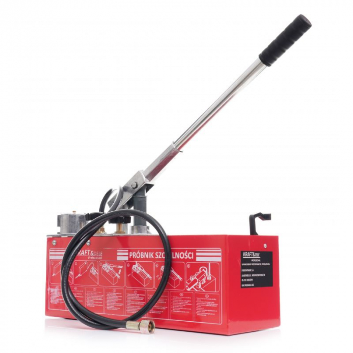 Pompa testare presiune in instalatii apa ulei 50bar 0-50kg 45ml 12L (KD10478) [13]