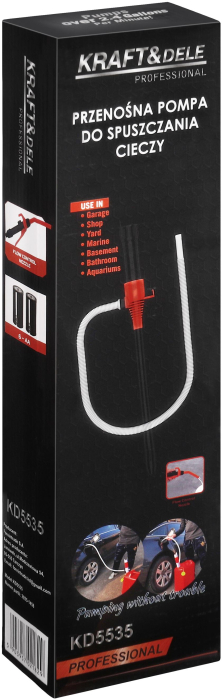 Pompa transfer lichide cu baterii 8.3 l min pentru combustibil si apa (KD5535) [12]