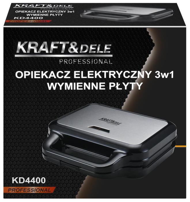Prajitor de paine electric 3 in 1, 1500 W, placi interschimbabile (KD4400) [16]