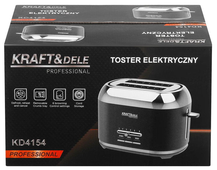 Prajitor electric de paine, 1000 W 6 trepte caldura (KD4154) [18]