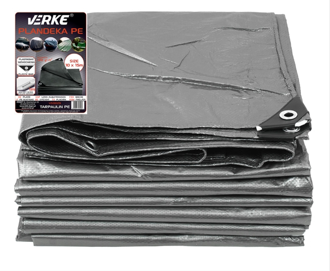 Prelata impermeabila 10x15m 120gr-mp acoperire cu inele de prindere (V50029) [1]