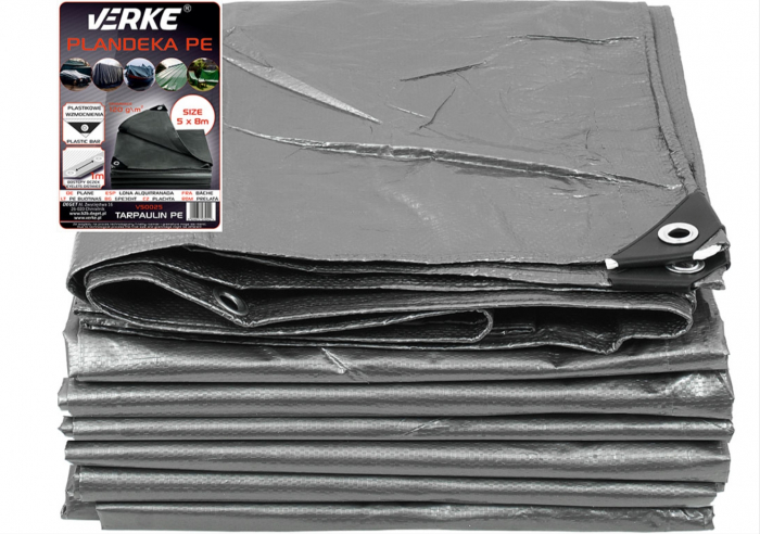 Prelata impermeabila 5x8m 120gr-mp acoperire cu inele de prindere (V50025) [1]