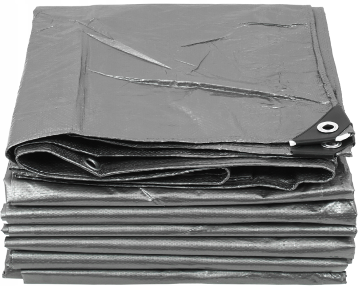 Prelata impermeabila PE 4 x 6 m, 120 g/mp, cu colturi si margini ranforsate  (V50024) [3]