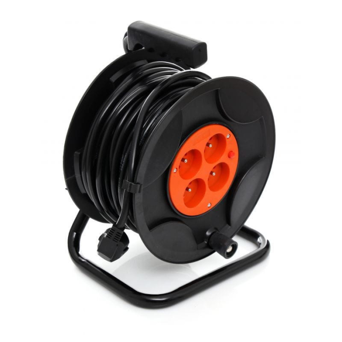 Prelungitor 50M pe rola cu tambur 3X2.5mm cu LED 20W (KD4018) [6]