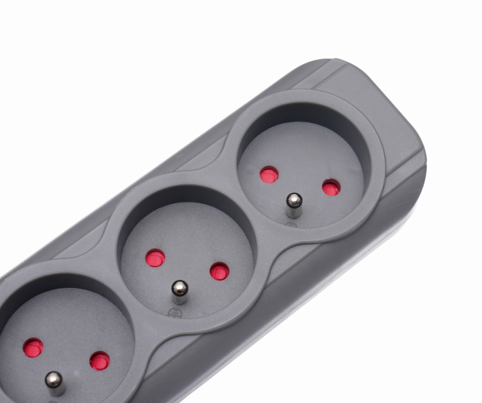 Prelungitor electric curent 1.5m 5 prize mufe USB (KD4033) [4]