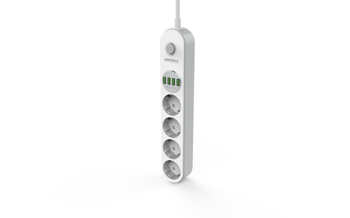 Prelungitor electric curent 2m 4 prize 4 mufe USB (KD4030) [3]