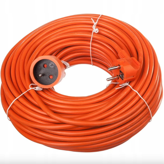 Prelungitor electric pentru gradina 20m, 3x2.5mm², portocaliu (BX-3453) [2]