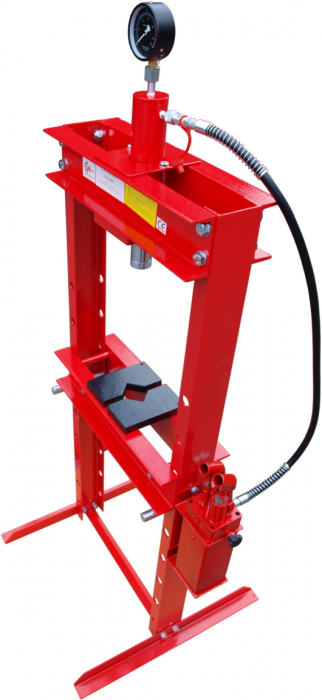 Presa hidraulica 20Tone 0-102cm 9trepte rulmenti cu pompa dubla stand podea (MT01202) [6]