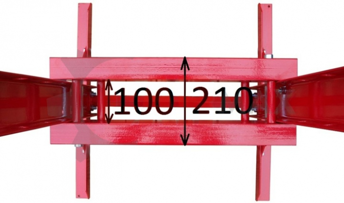 Presa hidraulica 20Tone 0-102cm 9trepte rulmenti cu pompa dubla stand podea (MT01202) [2]