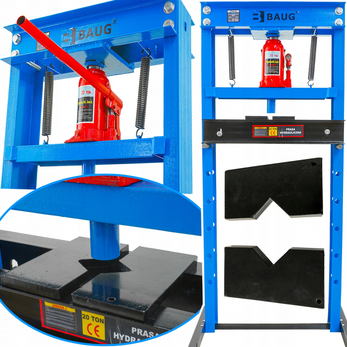 Presa hidraulica 20Tone rulmenti 0-85cm stand podea (B3601) [3]