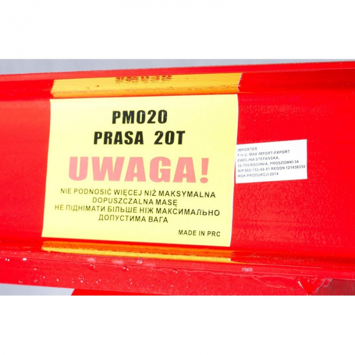 Presa hidraulica 20Tone rulmenti 0-87cm 8pozitii stand podea (0460) [11]