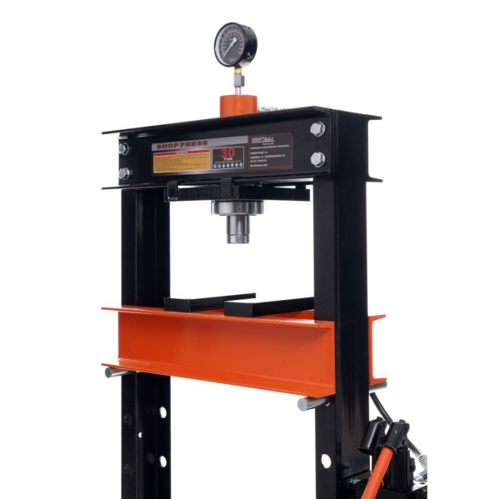 Presa hidraulica 30Tone rulmenti cu pompa dubla stand podea (KD317) [8]
