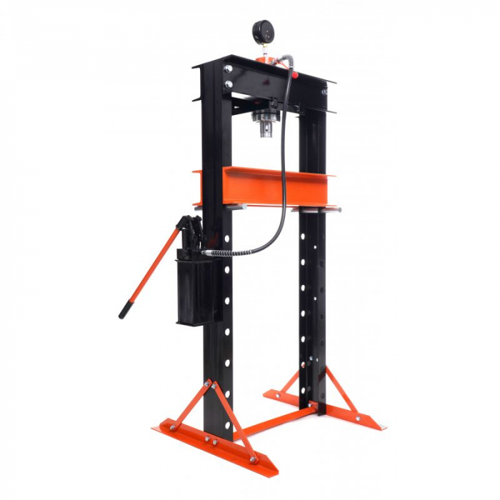 Presa hidraulica 30Tone rulmenti cu pompa dubla stand podea (KD317) [12]