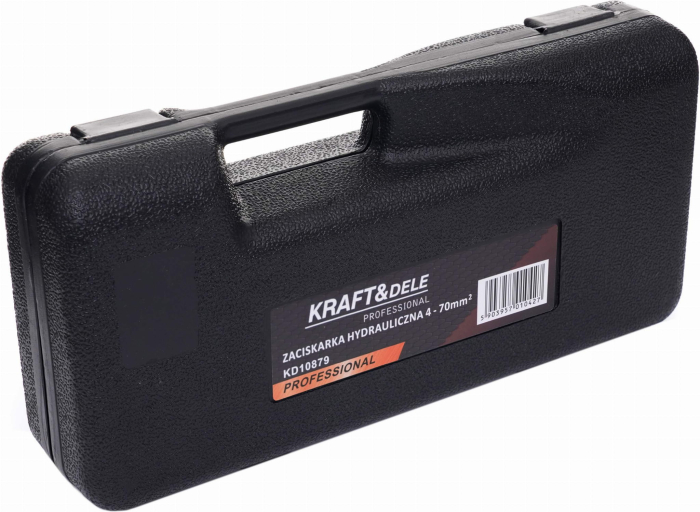 Presa hidraulica pentru sertizat papuci cablu 4-70 mm cu matrite si cutie (KD10879) [10]