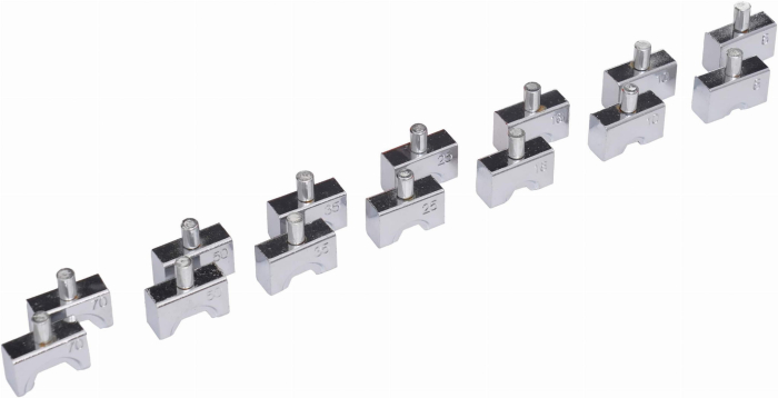 Presa hidraulica pentru sertizat papuci cablu 4-70 mm cu matrite si cutie (KD10879) [4]