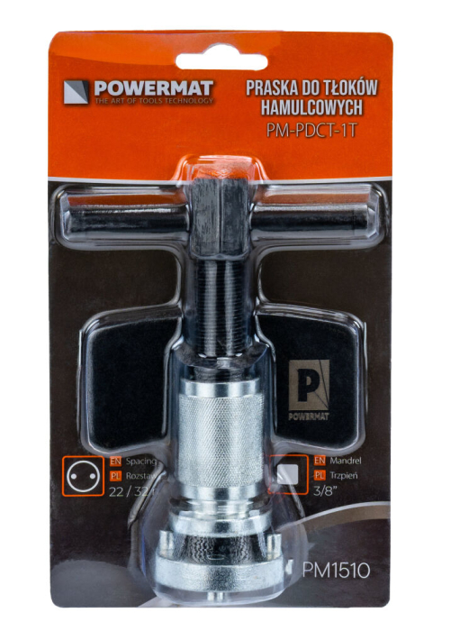 Presa pentru pistoane de frana auto cu tija 3/8" si actionare cu cheie de 19 mm PM1510 (PM-PDCT-1T) [34]