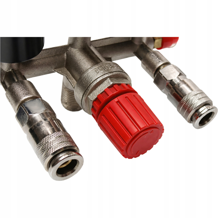 Presostat trifazat cu racord T si manometre pentru control compresor (KD2169) [9]