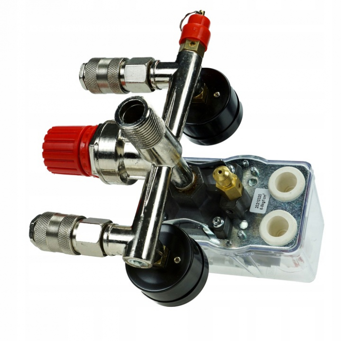 Presostat universal 380 400V trifazat trifazic regulator presiune manometru (10682) [3]