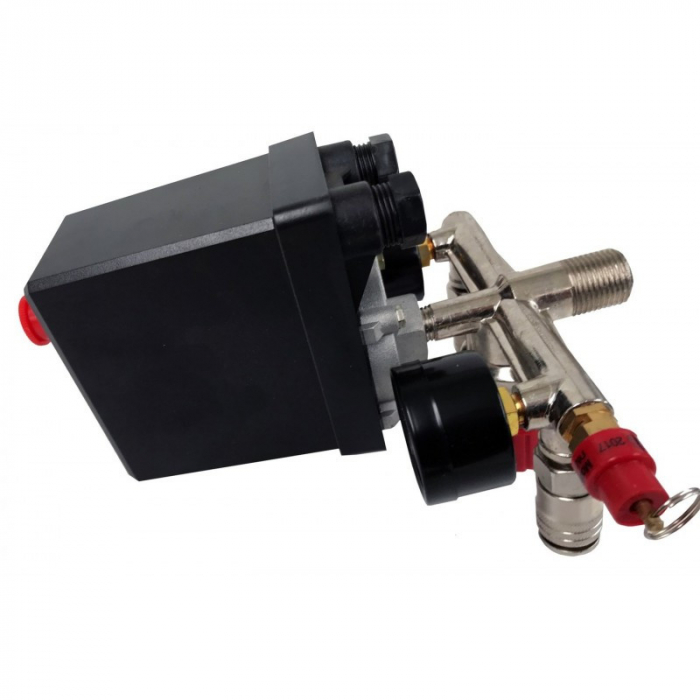 Presostat universal 380 400V trifazat trifazic regulator presiune manometru (V81207) [4]
