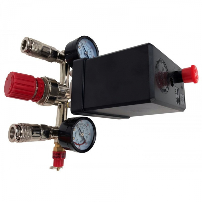 Presostat universal 380 400V trifazat trifazic regulator presiune manometru (V81207) [5]