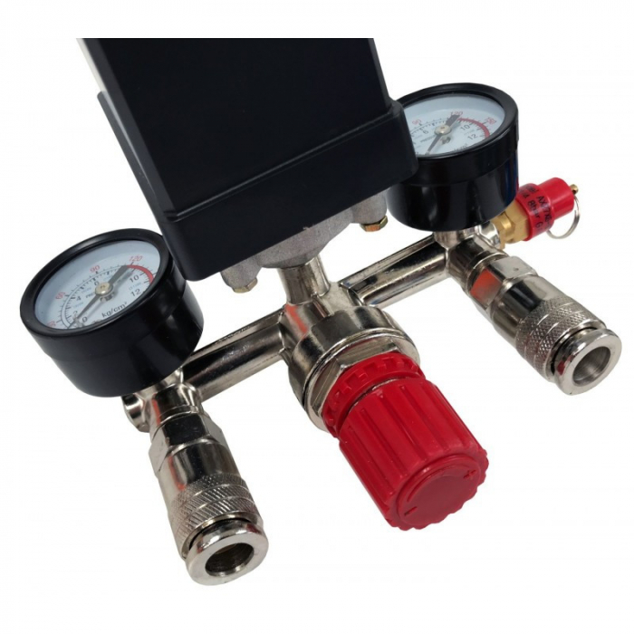 Presostat universal 380 400V trifazat trifazic regulator presiune manometru (V81207) [2]