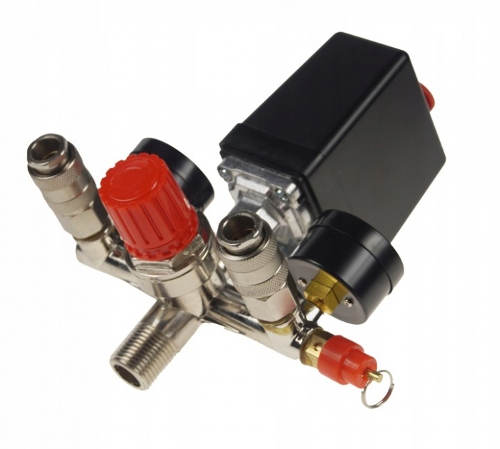 Presostat universal cu regulator pe presiune si manometru (10681) [2]