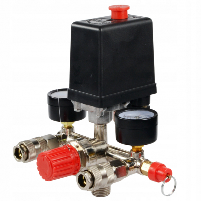 Presostat universal cu regulator pe presiune si manometru (10681) [3]