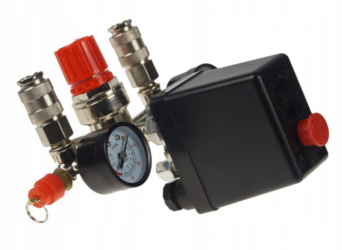 Presostat universal cu regulator pe presiune si manometru (10681) [6]