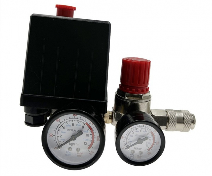 Presostat universal cu regulator pe presiune si manometru (FT0026) [4]