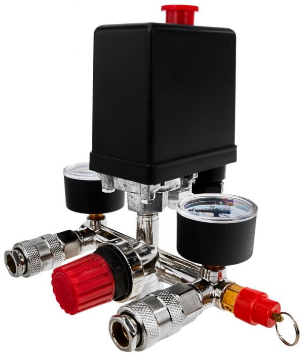 Presostat universal cu regulator pe presiune si manometru (KD11270) [4]