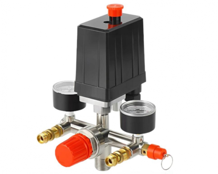 Presostat universal cu regulator pe presiune si manometru (KD11270) [1]