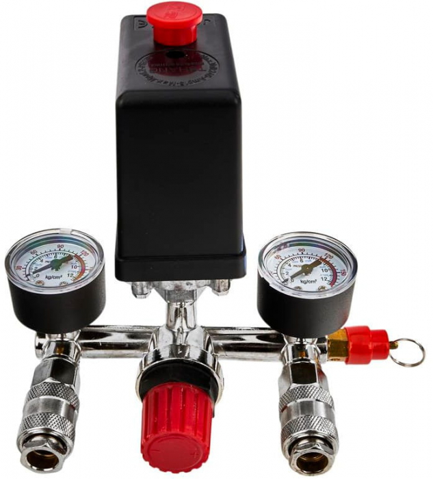 Presostat universal cu regulator pe presiune si manometru (KD11270) [5]