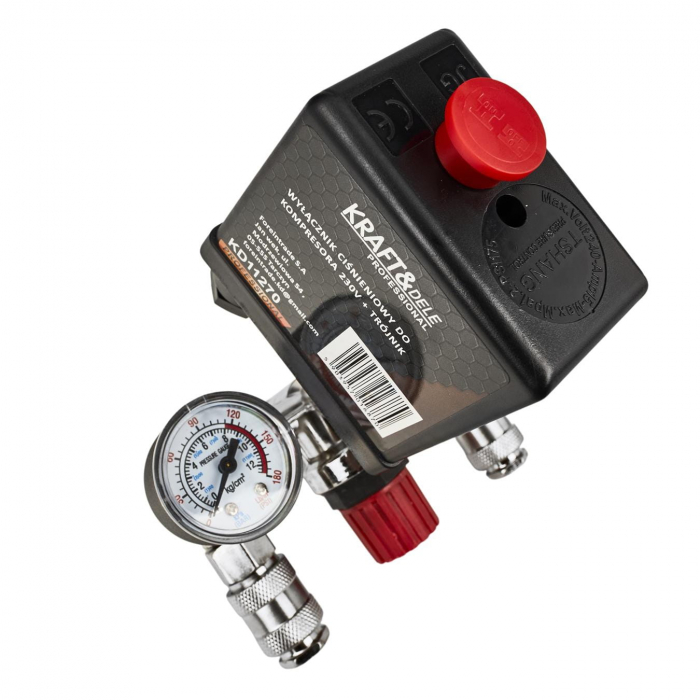 Presostat universal cu regulator pe presiune si manometru (KD11270) [20]
