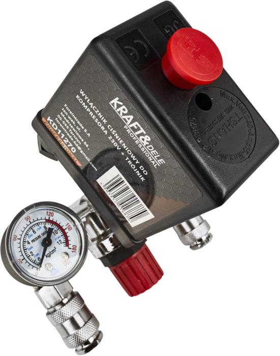 Presostat universal cu regulator pe presiune si manometru (KD11270) [18]