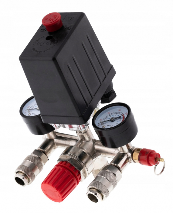 Presostat universal cu regulator pe presiune si manometru (M806873T) [1]