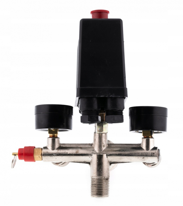 Presostat universal cu regulator pe presiune si manometru (S10681) [4]