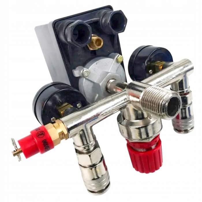 Presostat universal cu regulator pe presiune si manometru (V81204) [3]