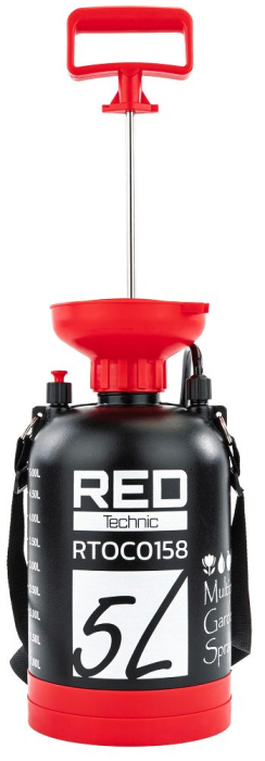 Pulverizator manual sub presiune 5 litri cu lance de 57cm si bretea pentru stropit gradina (RTOC0158) [10]