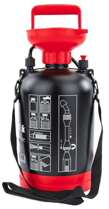 Pulverizator manual sub presiune 5 litri cu lance de 57cm si bretea pentru stropit gradina (RTOC0158) [5]