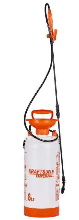Pulverizator sub presiune 8l durabil cu curea de umar + 2 tije (KD2034) [2]