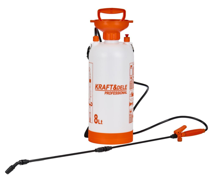 Pulverizator sub presiune 8l durabil cu curea de umar + 2 tije (KD2034) [4]